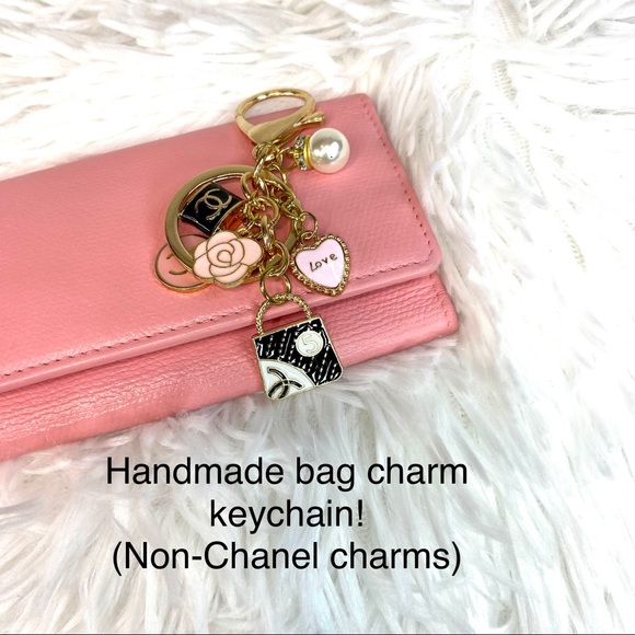 Chanel 6 key holder key Cles wallet with bag charm keychain - Picture 6 of 14